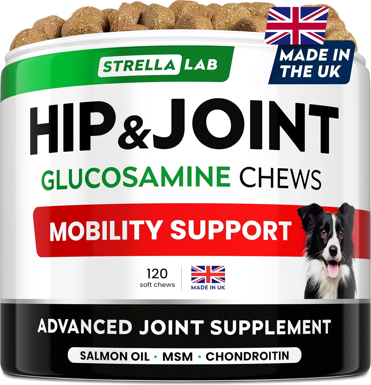 Joint Supplement for Dogs, Glucosamine Hip Joint Chews - Mobility Aid Care