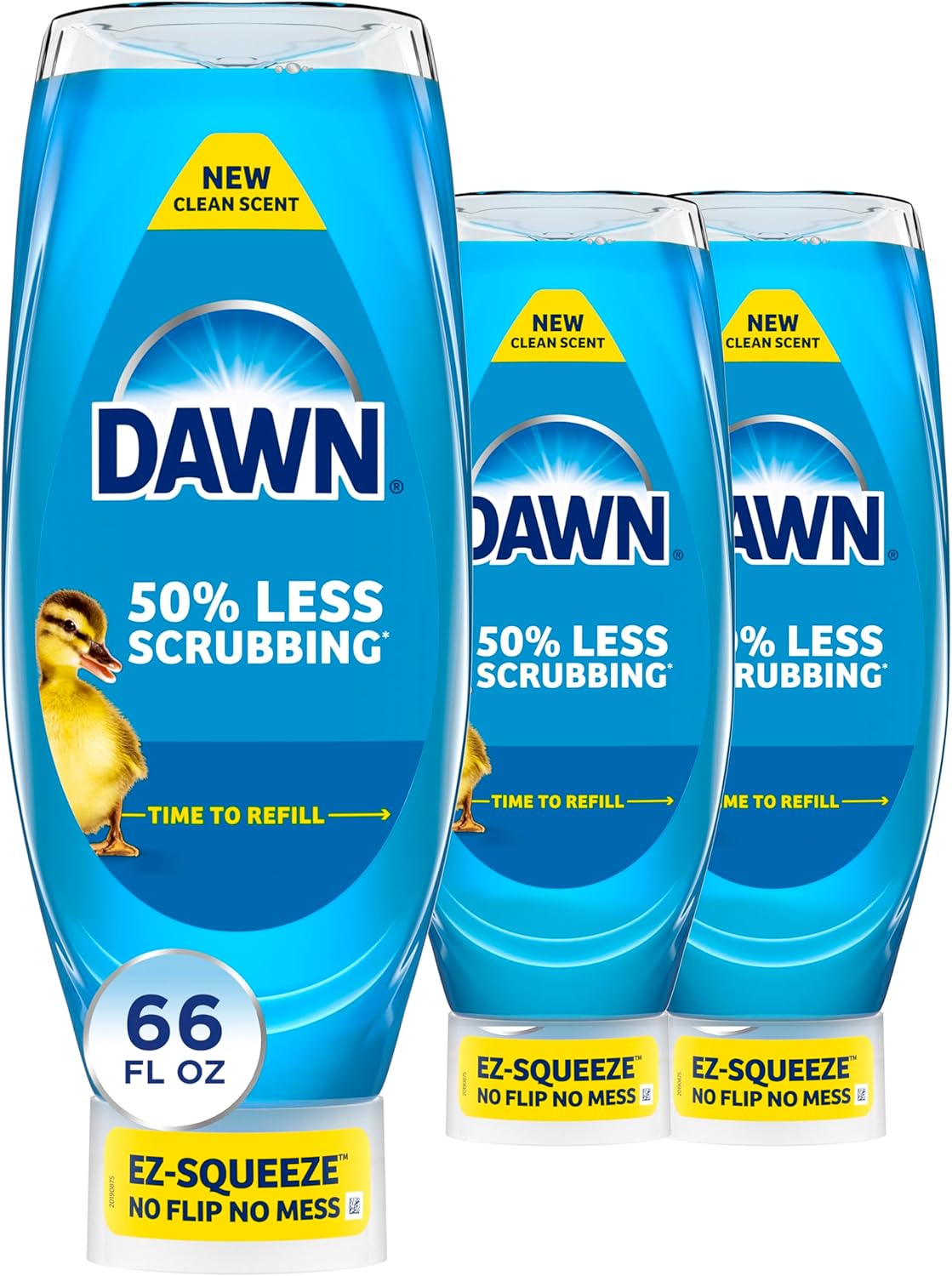 Dawn Ultra EZ-Squeeze Dish Soap, Dishwashing Liquid, Original, 3x22oz