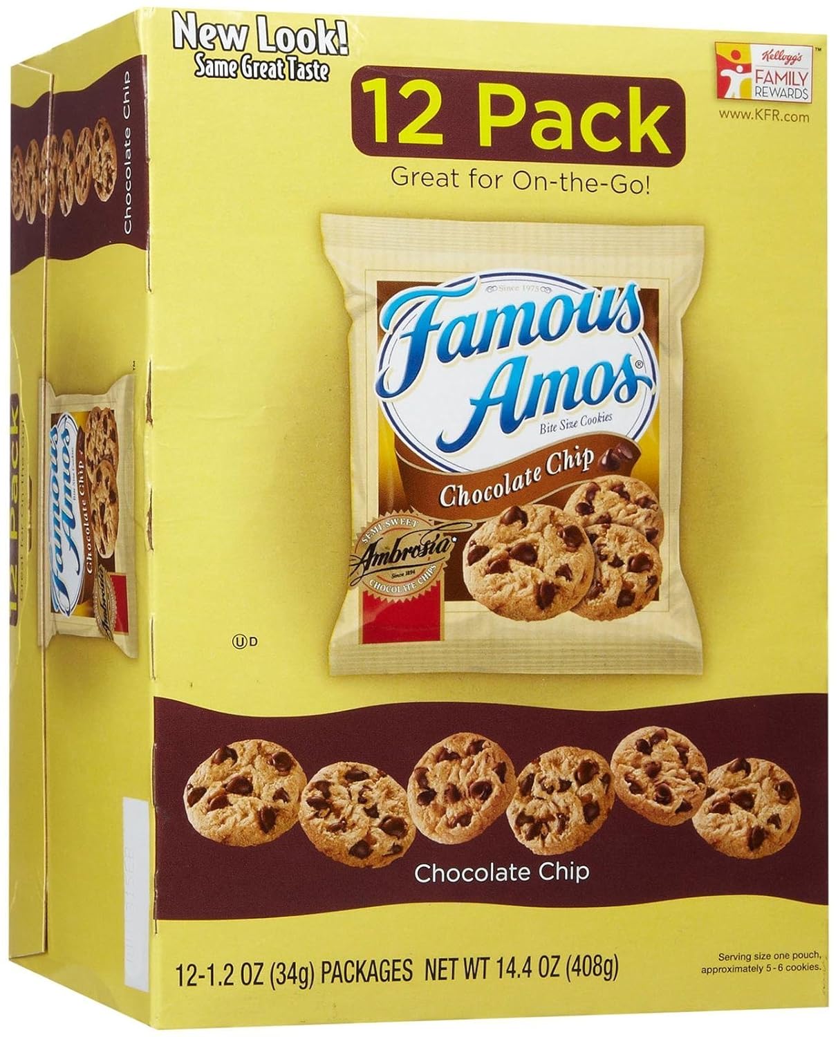 Famous Amos Chocolate Chip, 14.4 Ounce