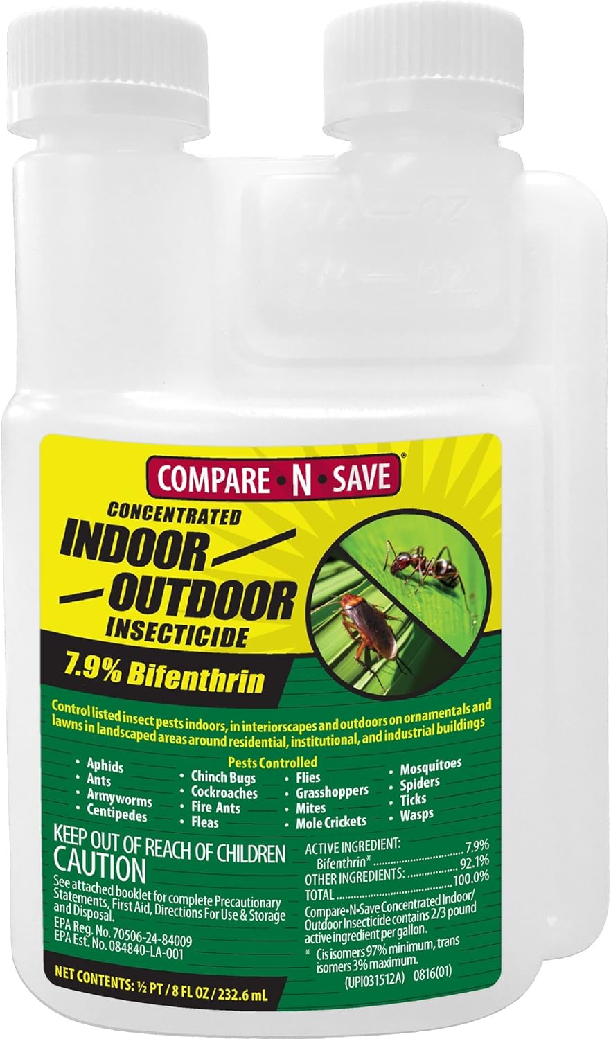 Compare-N-Save 7.9% Bifenthrin Concentrate for Insect Control, 8-ounce