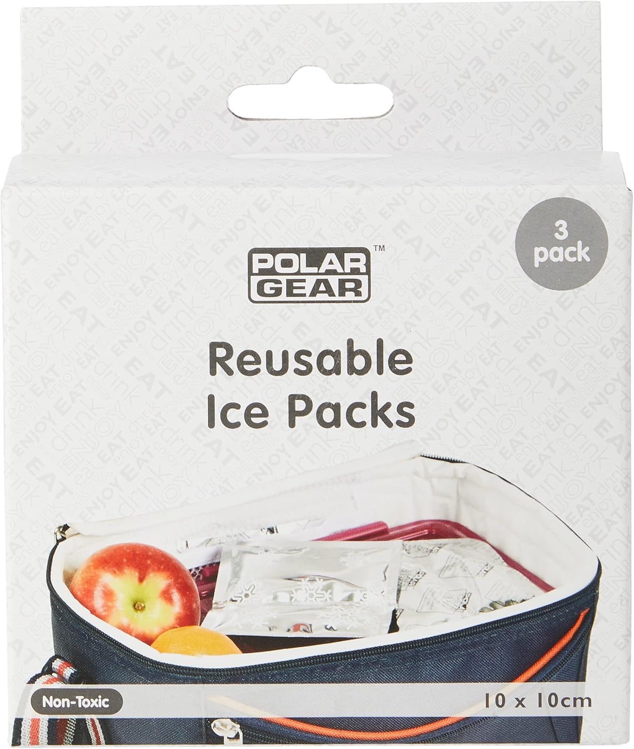 Polar Gear ice Pack, Silver and Blue, 10cmx10cm