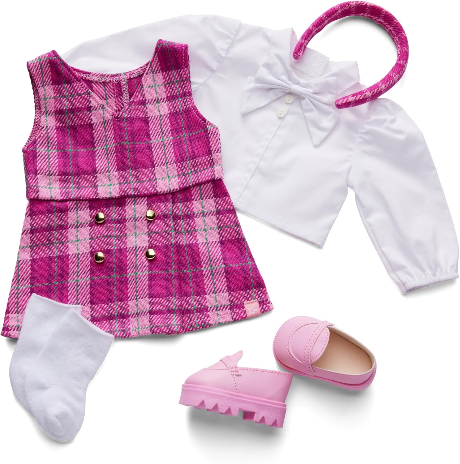 American Girl, Truly Me 18-inch Doll Outfit, Pink & Preppy Outfit, for Ages 6+