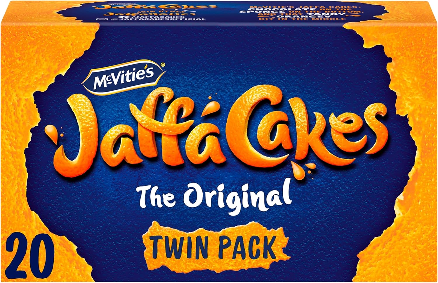 McVitie's 20 Jaffa Cakes Original Biscuits Twin Pack, 220 g (Pack of 1)