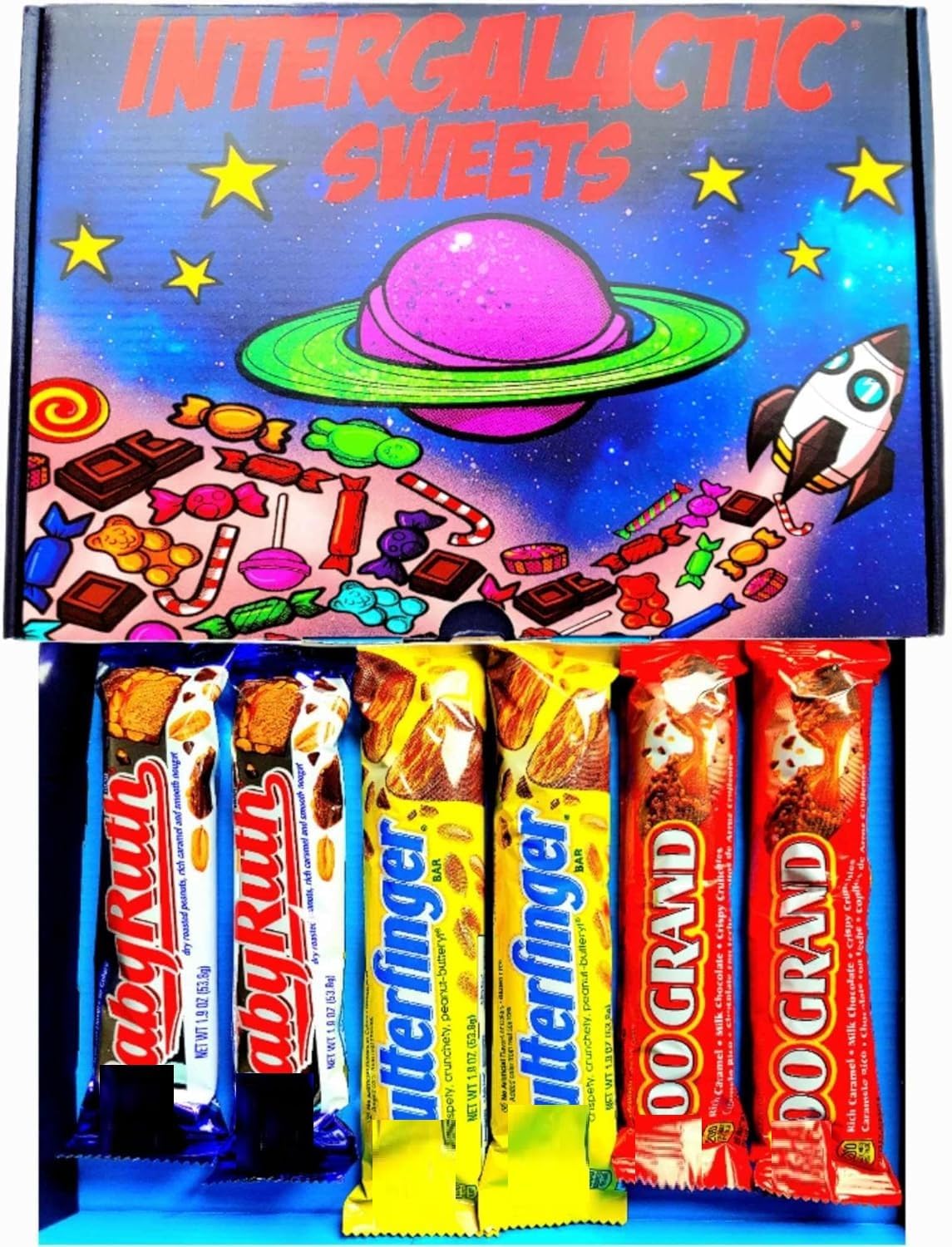 American Classics Chocolate Bar Selection Box | USA Sweets Candy | Christmas Stocking Filler | Birthday Gift | Hamper | by INTERGALACTIC SWEETS