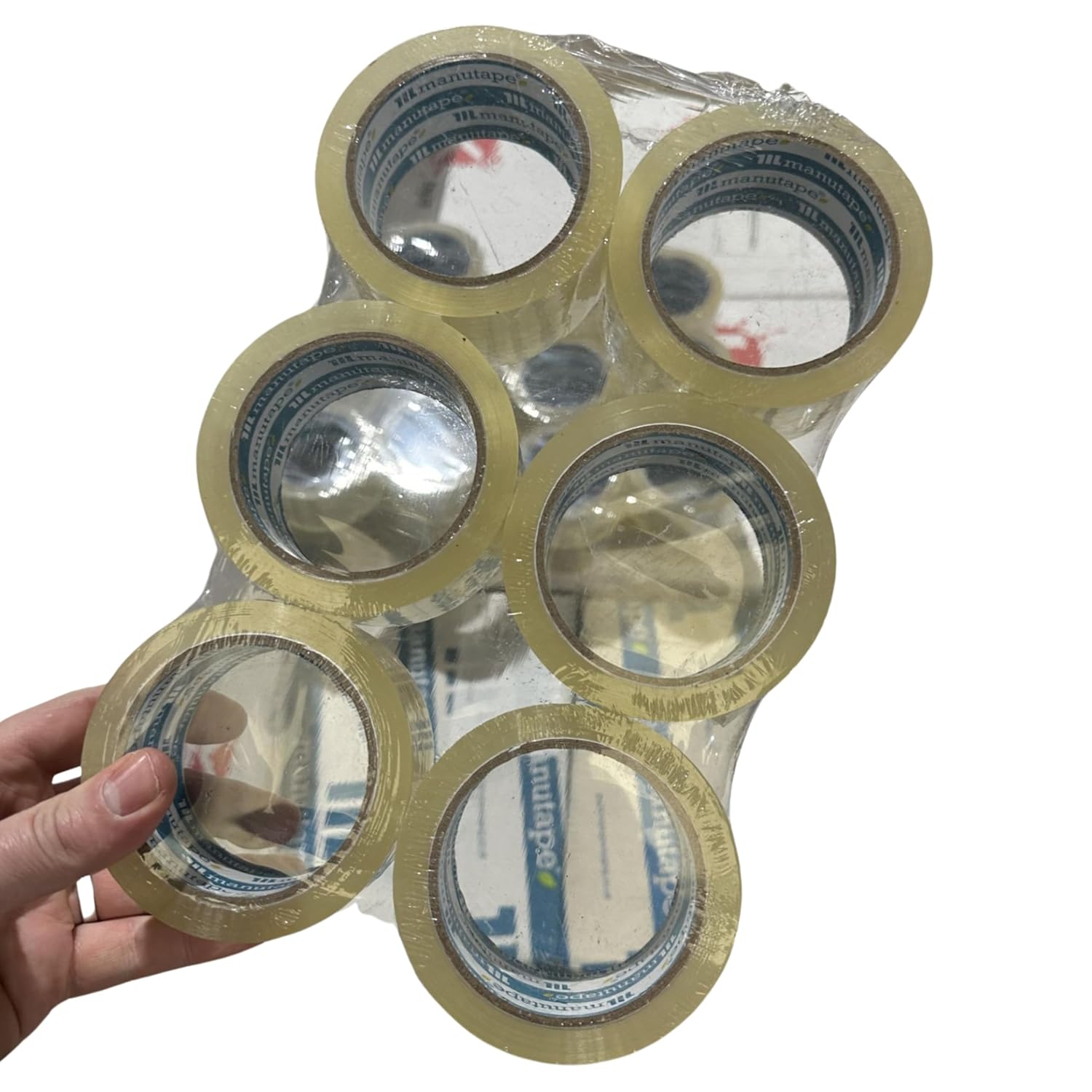 Direct Global Trading 6 Rolls of Quality Clear Packing Tape Moving House Storage