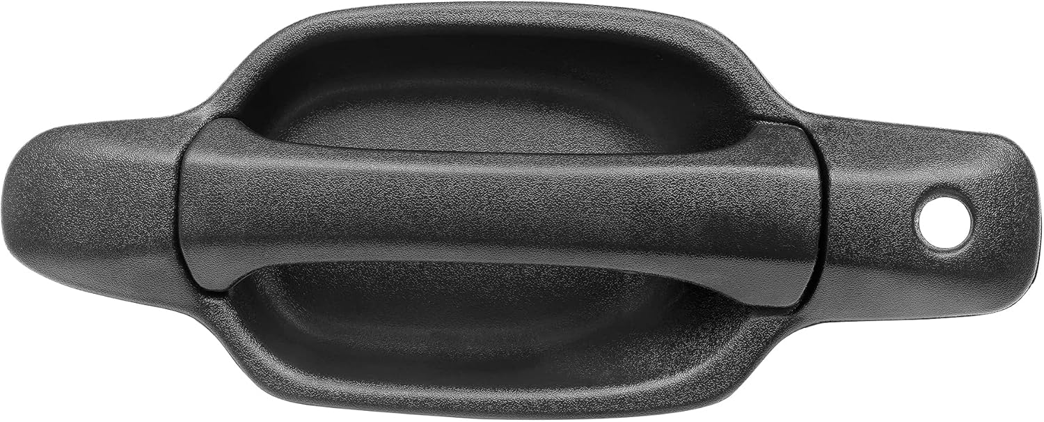 Gledewen Exterior Door Handle, Compatible with 2004-2012 Chevy Colorado, GMC Canyon, Isuzu, Outer Front Left Driver Side, Replace# GM1310141, 25875521 | Textured Black W/Key Hole Outside Handle