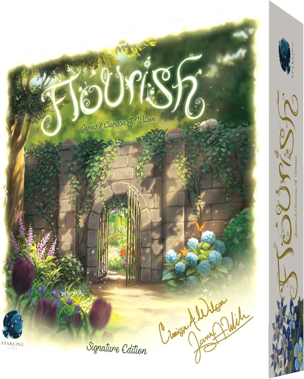 Flourish Signature Edition | Garden Building & Card Drafting Board Game with Expansions | 1–7 Players, Ages 10+ | Friends & Follies Expansions Included