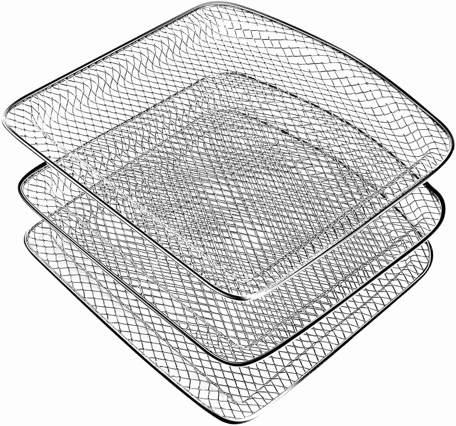 Herklotzn Air Fryer Accessories, Air Flow Grates for 6QT Air Fryer Oven, Aria and For, Dehydrator Racks, Fruits and Meat