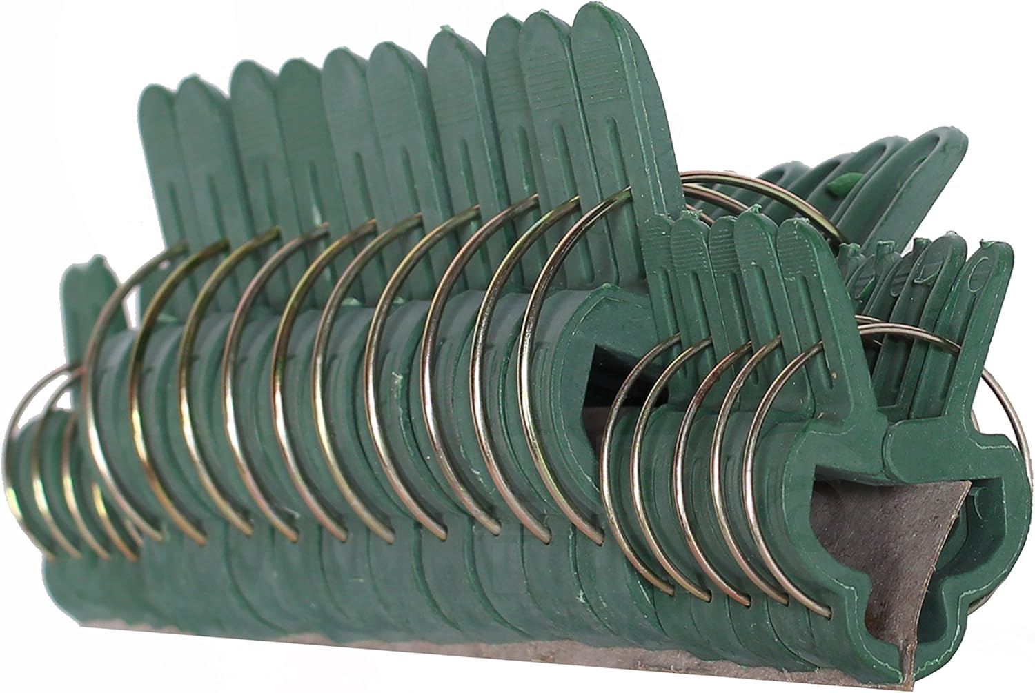 Ram-Pro 20 Piece Green Gentle Gardening Plant & Flower Lever Loop Gripper Clips, Tool for Supporting or Straightening Plant Stems, Stalks, and Vines, Garden Clips