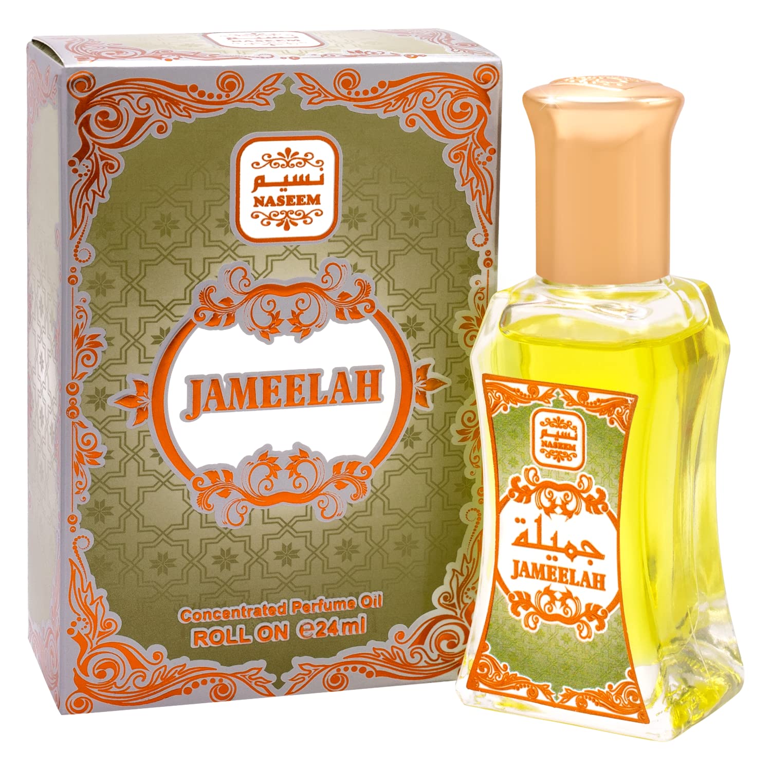 NASEEM Jameelah Roll on Perfume, Pheromones Perfumes for Women - Arabian Perfume Oil Fruity & Cedar Perfume - Alcohol Free & Long Lasting Perfume 0.81 Fl Oz