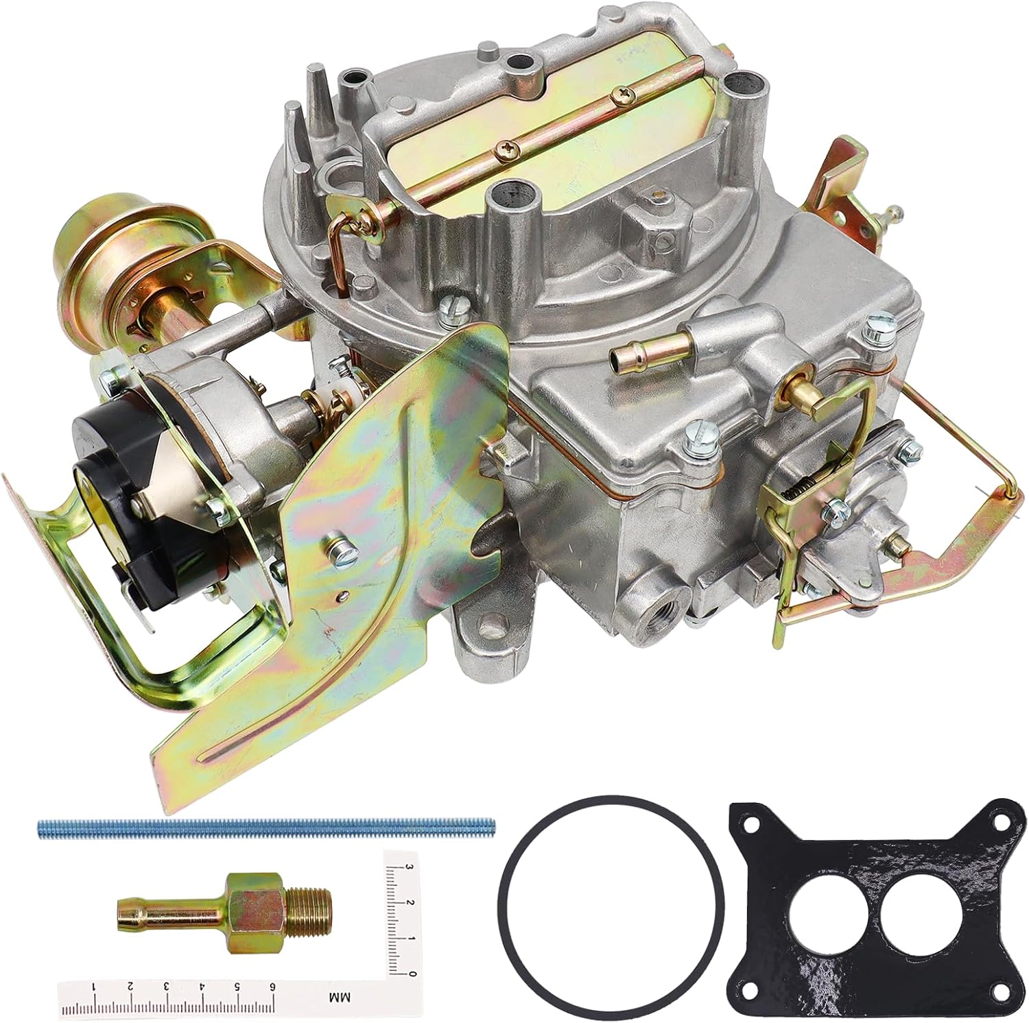 NENKUTEN 2 Barrel Carburetor 2100 2150 A800 Carb for Ford 289 302 351 Mustang Jeep Engine F100 F150 F250 F350 360 Cu Carb Replace Motorcraft/Autolite 2100 2150 with Electric Choke Mounting Gasket