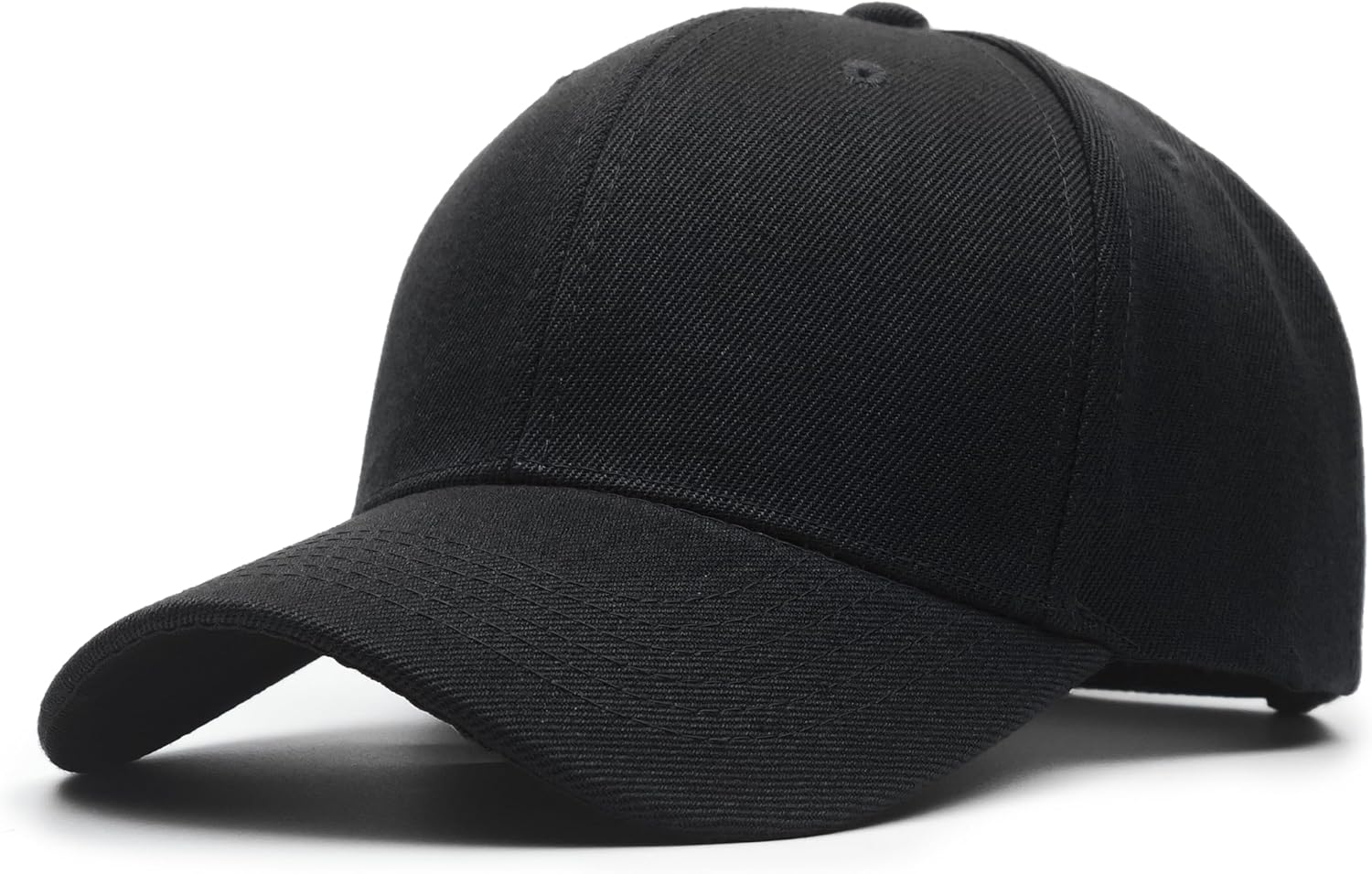 Utmost Structured Baseball Cap with Adjustable Closure - Performance Hat for Outdoor Activities (1pc Black)