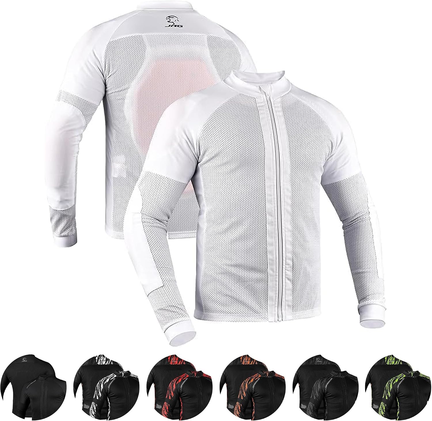 JAG Mesh Motorcycle Protective Shirt, Summer Riding Shirt for Men & Women