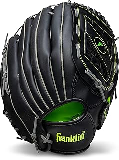 Franklin Sports Baseball + Softball Gloves - Field Master Adult + Youth Baseball + Softball Gloves - Right Hand + Left Hand Gloves - Infield + Outfield Mitts - Multiple Sizes + Colors