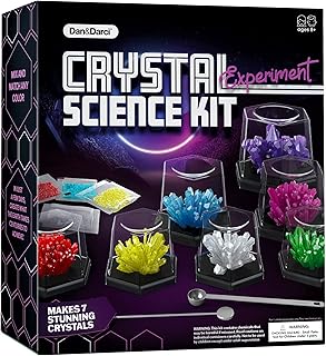 Dan&Darci Crystal Growing Kit for Kids - Science Experiments Gifts for Boys & Girls Ages 8-14 Year Old - Toys Teen Age Boy/Girl Arts & Crafts Kits - Cool Projects Ideas 8 9 10 11 12 Yr Olds