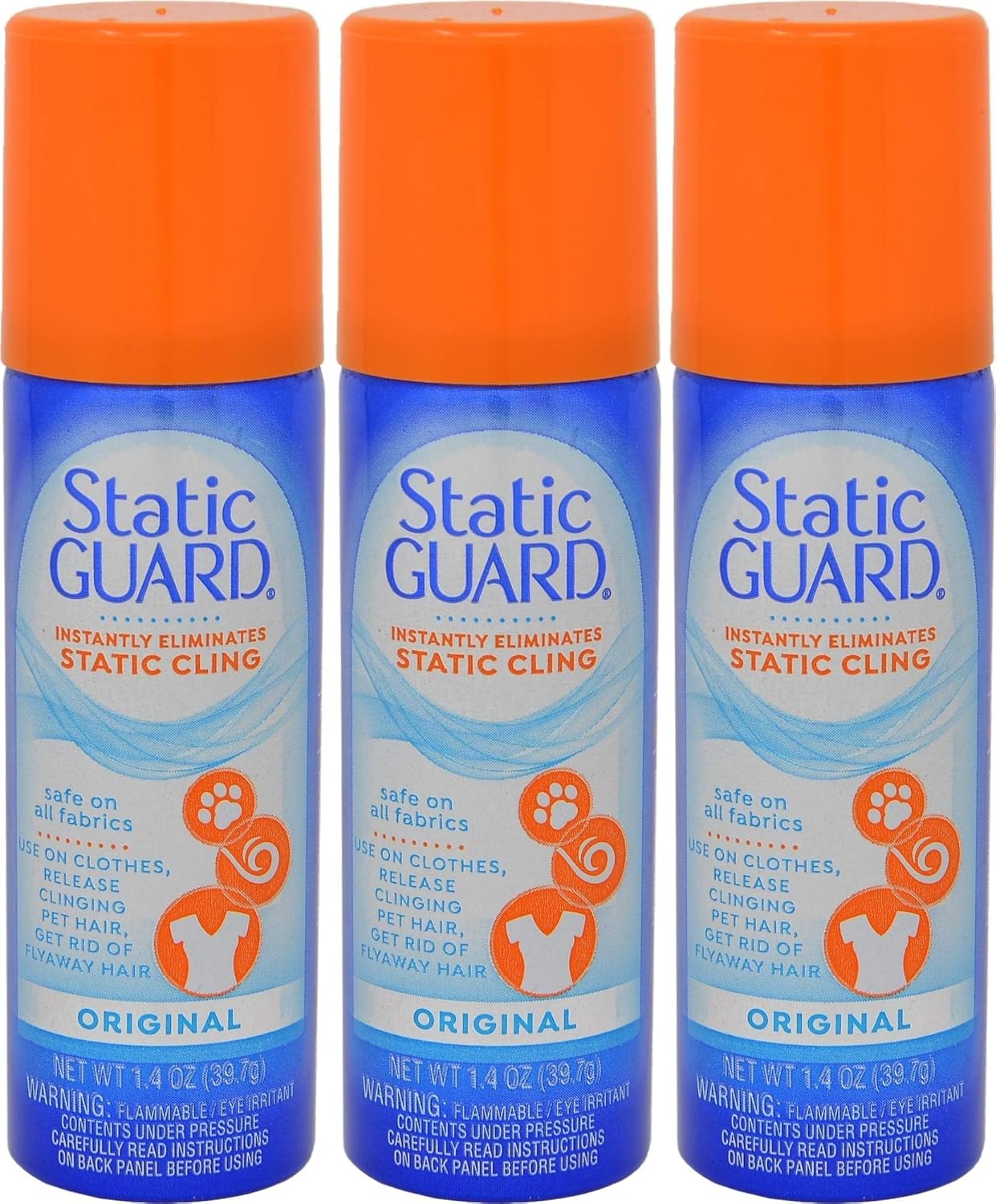 Static Guard 1.4 Ounces, Travel Size, Pack of 3