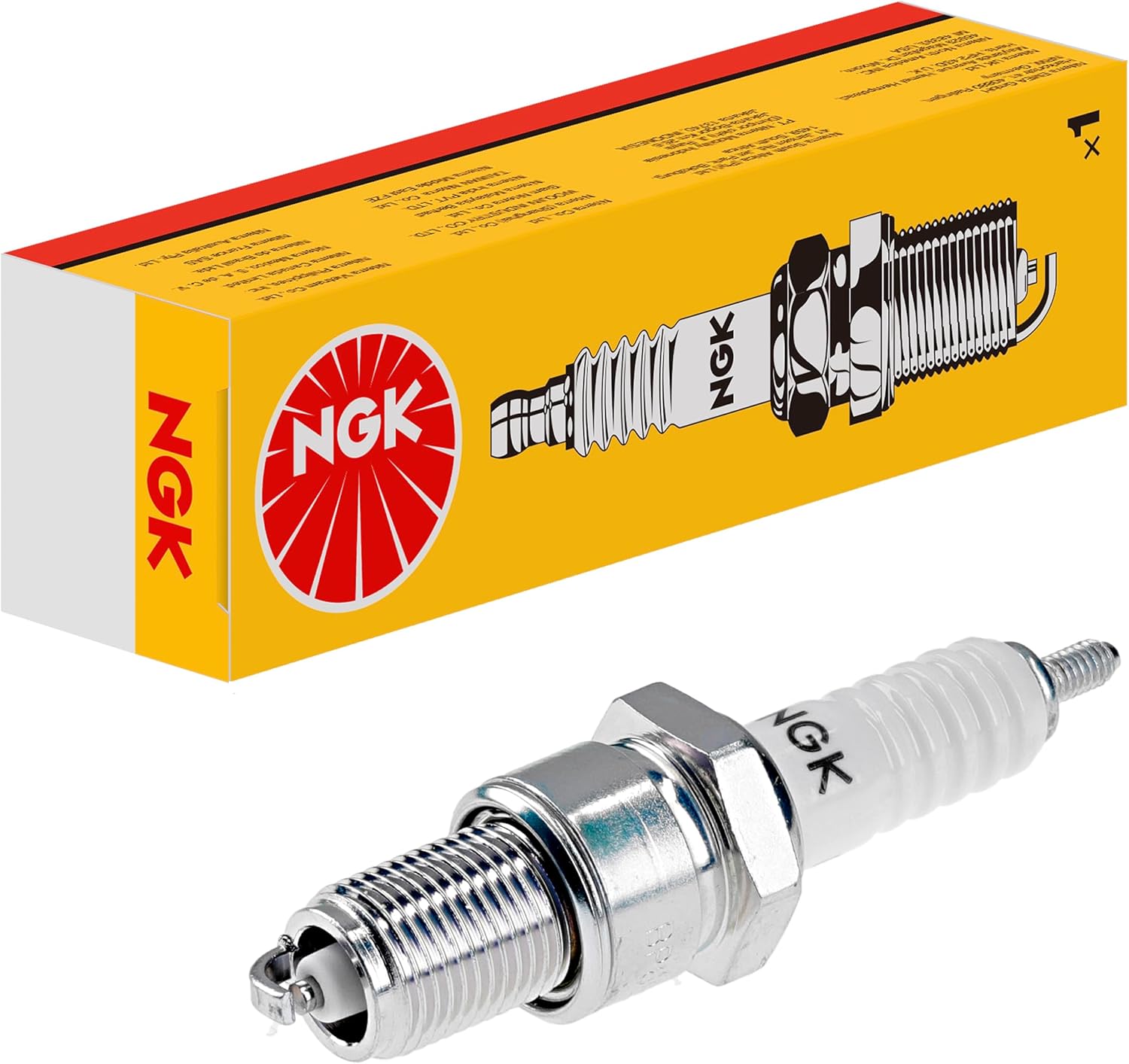 Genuine NGK BP5ES - 6511Spark Plug - white/silver
