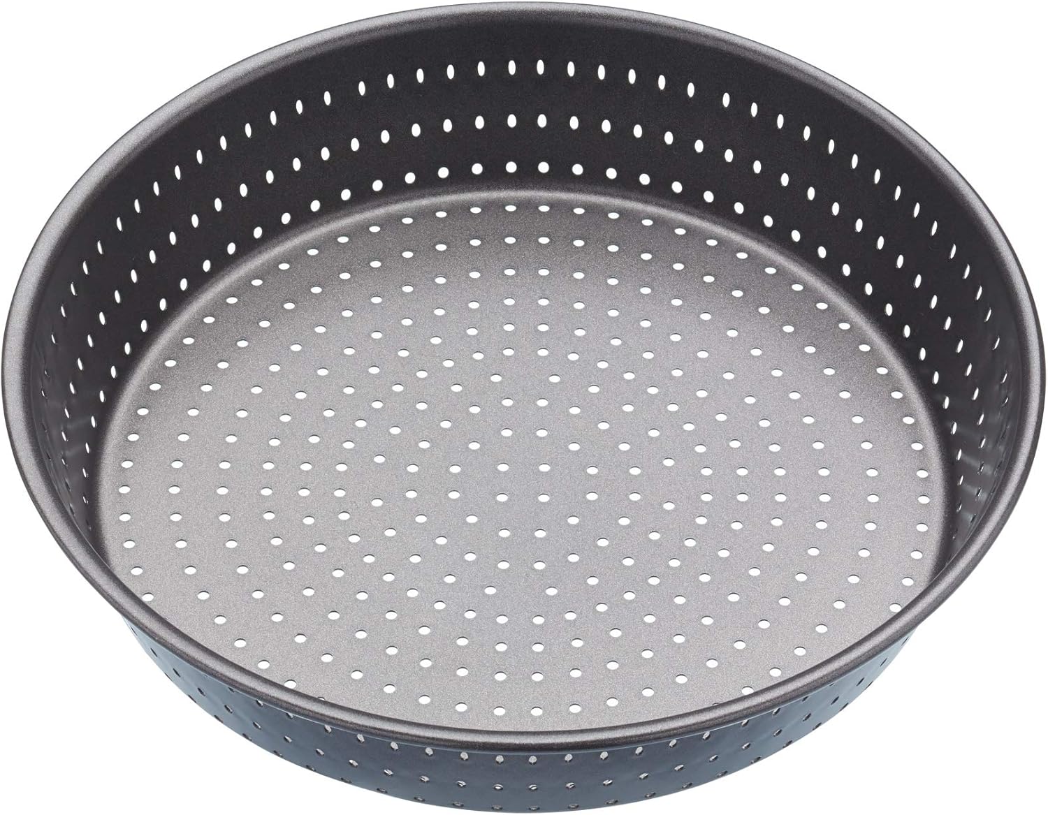 MasterClass Master Class Crusty Bake Non-Stick 23cm Fluted Round Flan/Quiche Tin, Grey