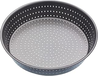 MasterClass Master Class Crusty Bake Non-Stick 23cm Fluted Round Flan/Quiche Tin, Grey