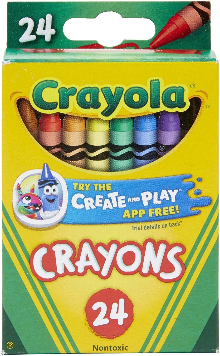 Crayola Crayons 24 Colors (Pack of 4)