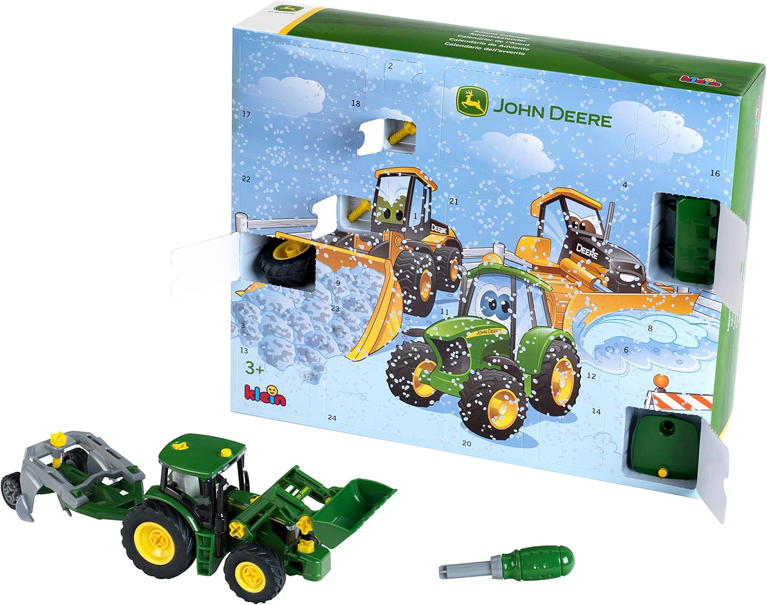 Theo Klein 3936 - John Deere Advent Calendar with 24 Doors