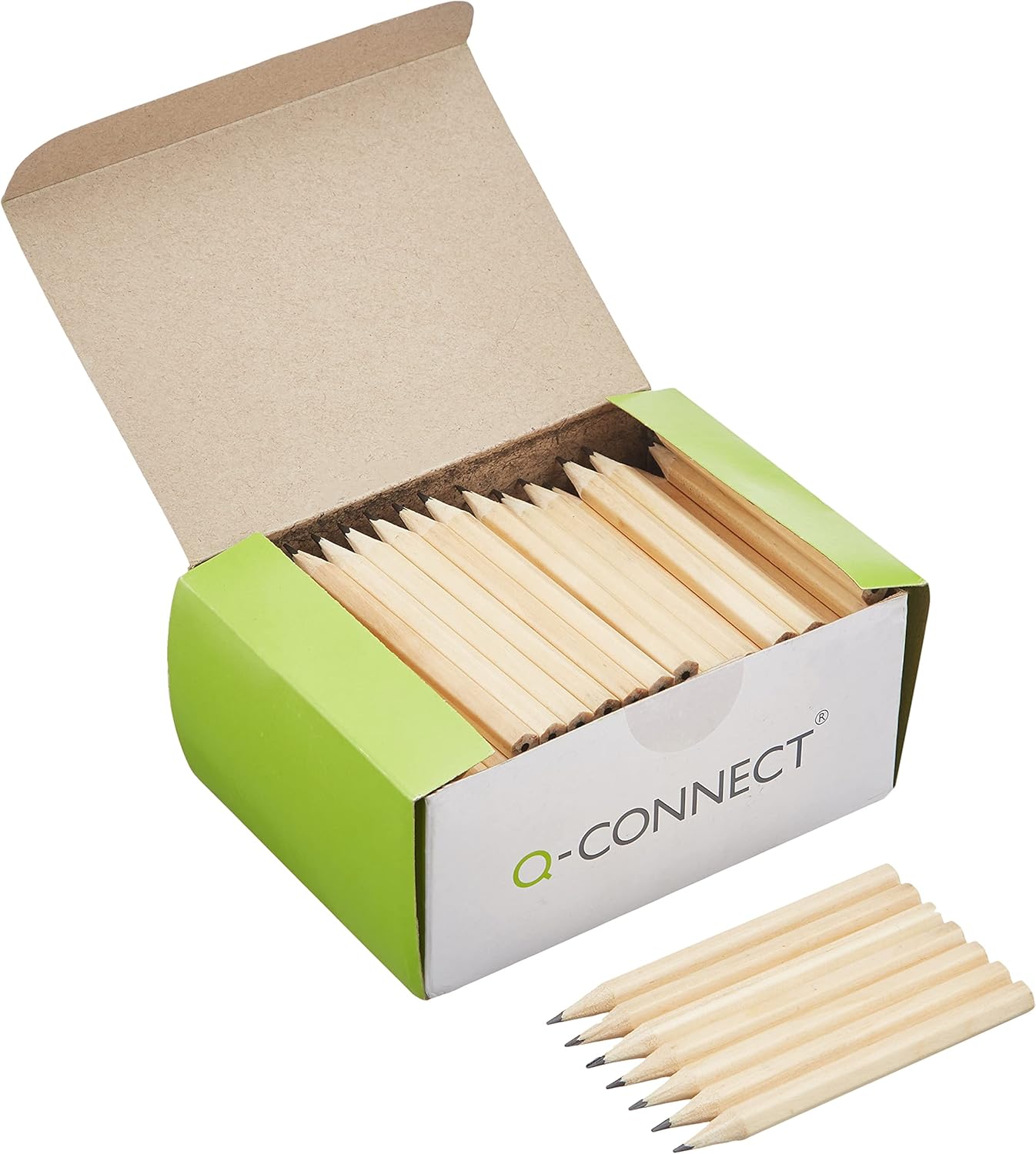 Q-Connect Half Pencil (Pack of 144) ,Grey ( Packaging may vary)