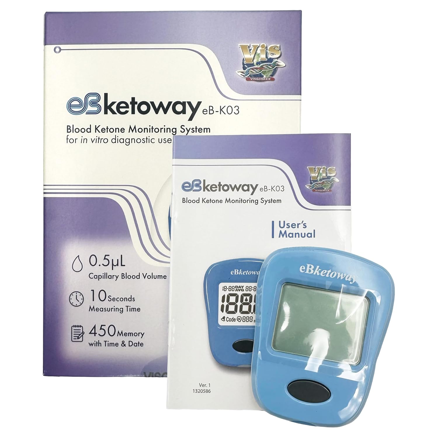 eBketone Ketone Digital Self-Test Meter