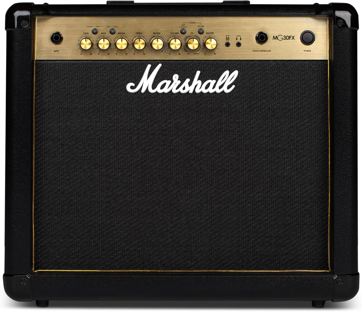 Marshall Amps Guitar Combo Amplifier, 3.5mm Jack, Black (M-MG30GFX-U)