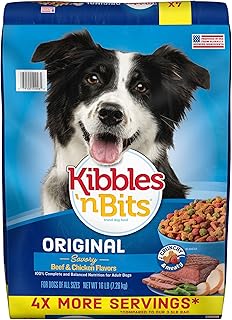 Kibbles 'N Bits Original Savory Beef & Chicken Flavors Dry Dog Food, 45 Pound Bag