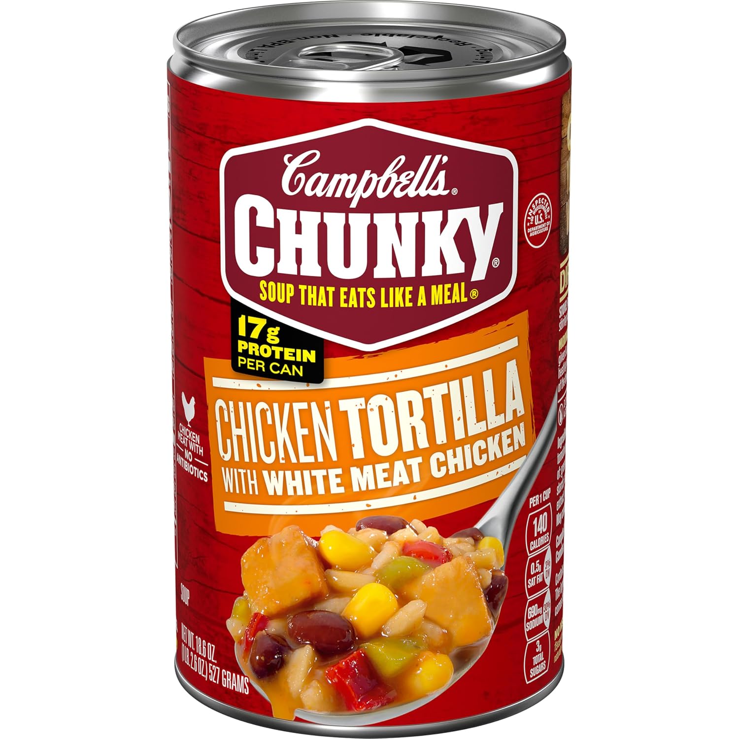 Campbell's Chunky Chicken Tortilla Soup, 18.6 Oz