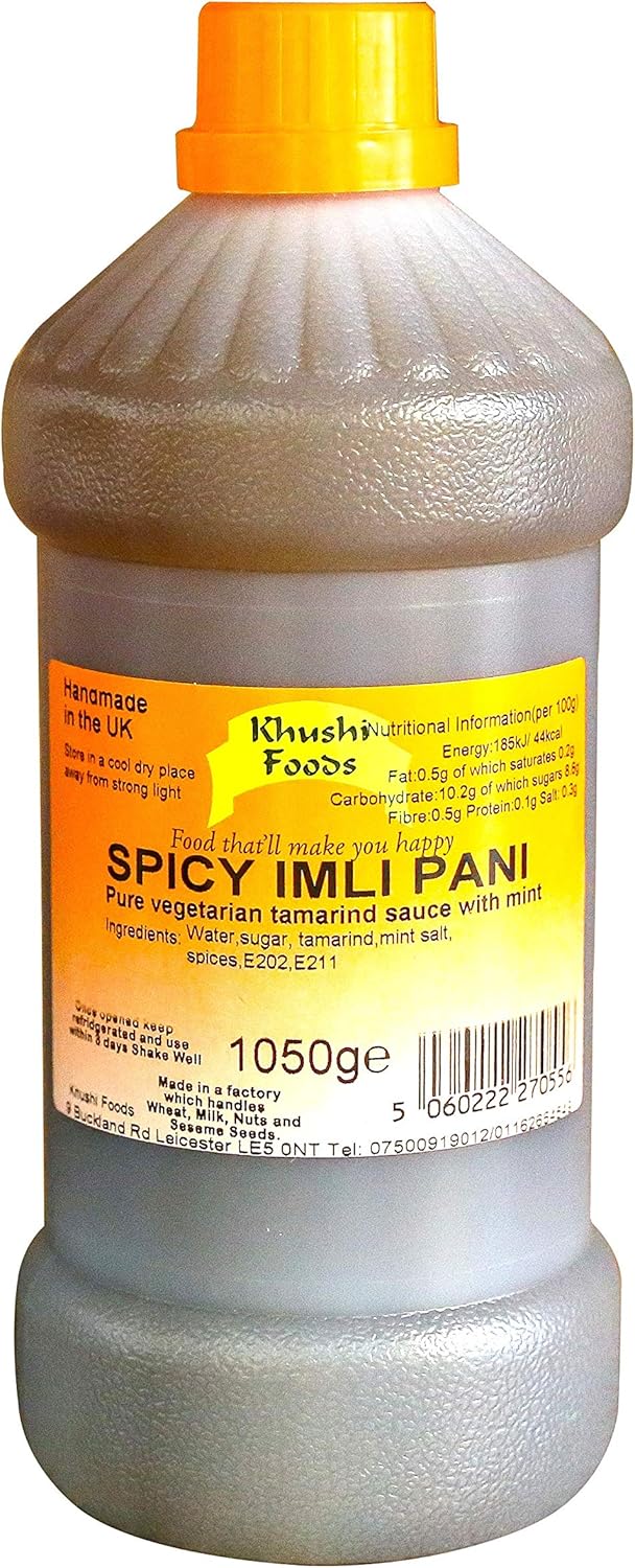 Khushi Foods Imli Pani (1050ml) - Hand Made Resealable Party Sharing Food