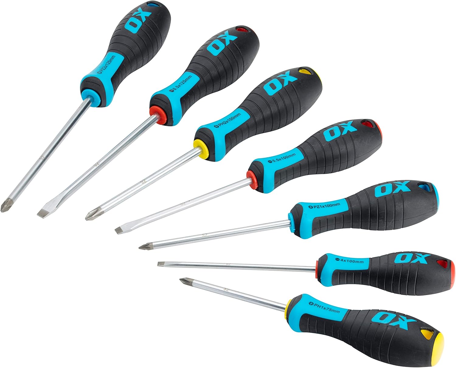 OX Pro 7 Piece Screwdriver Set - Card Display Box