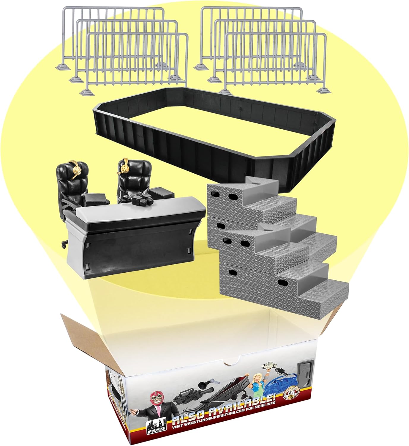 Wrestling Ring & Arena Deal for Wrestling Action Figures