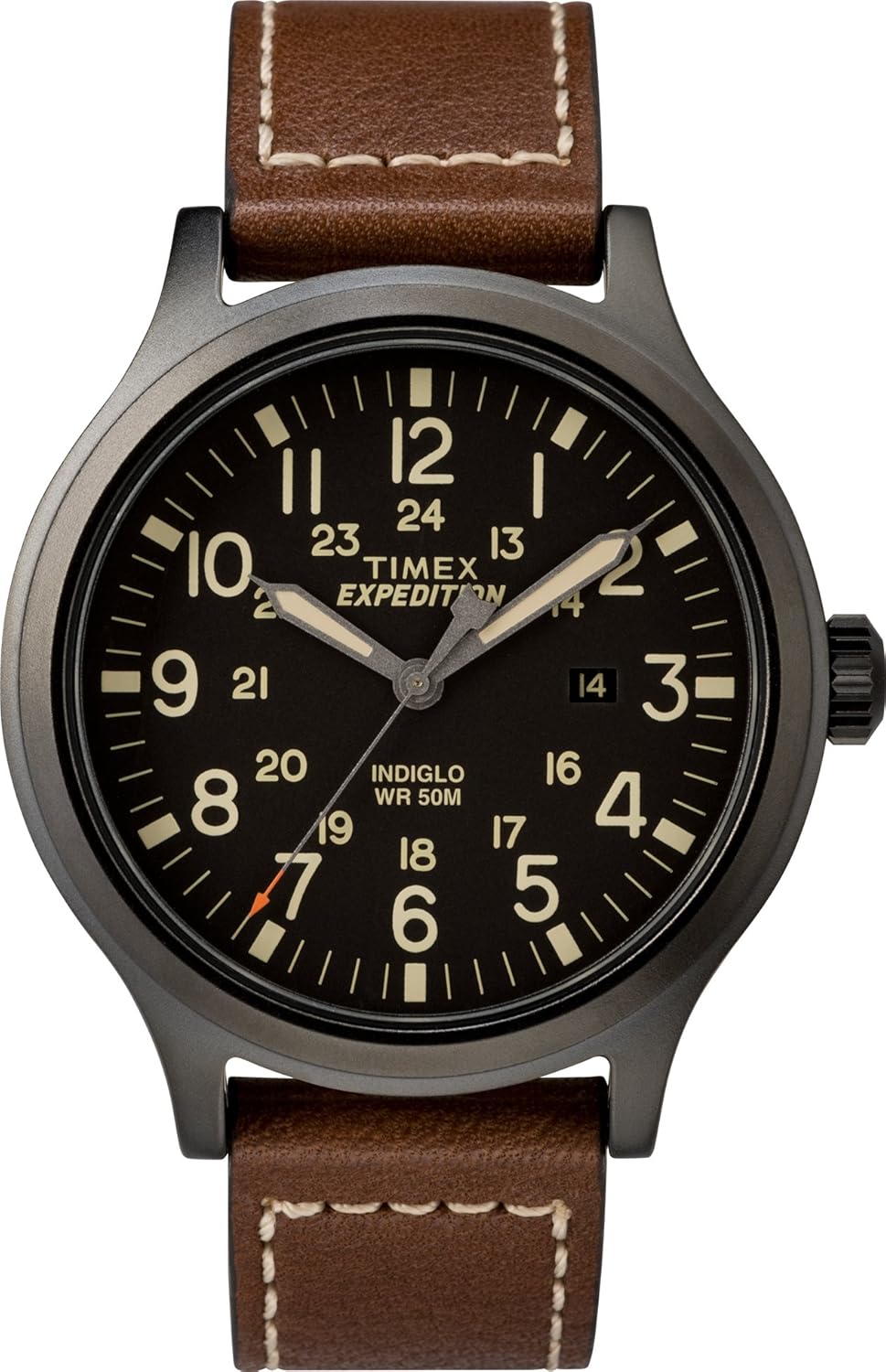 Timex Expedition Scout 40mm Men’s Analog Watch | Luminous Hands | Durable Comfortable Adjustable Strap | 24 Hour Time | Rugged Outdoor Watch | 50M Water Resistance