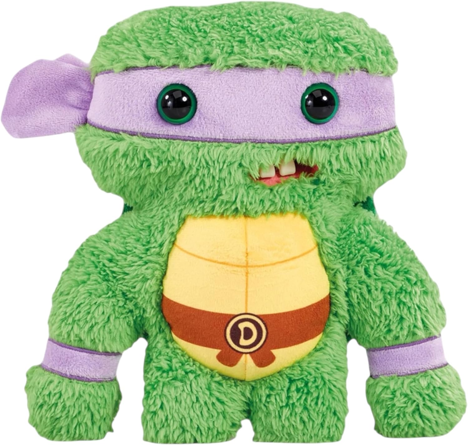 Fuggler Ugly Monster Donatello Ninja Turtle Plush Figure Limited Edition, Green