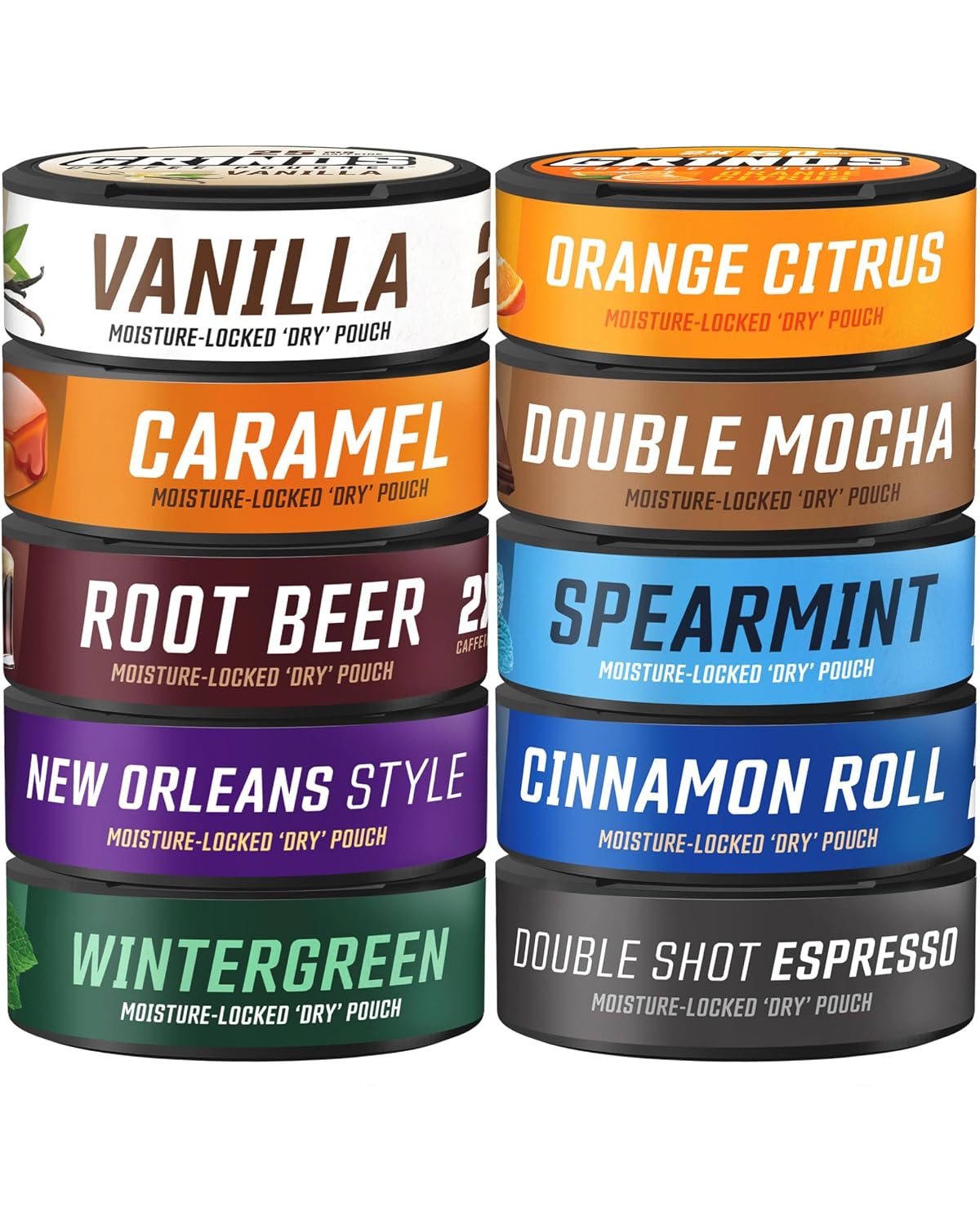 Grinds Coffee Pouches 10-Can Variety Pack