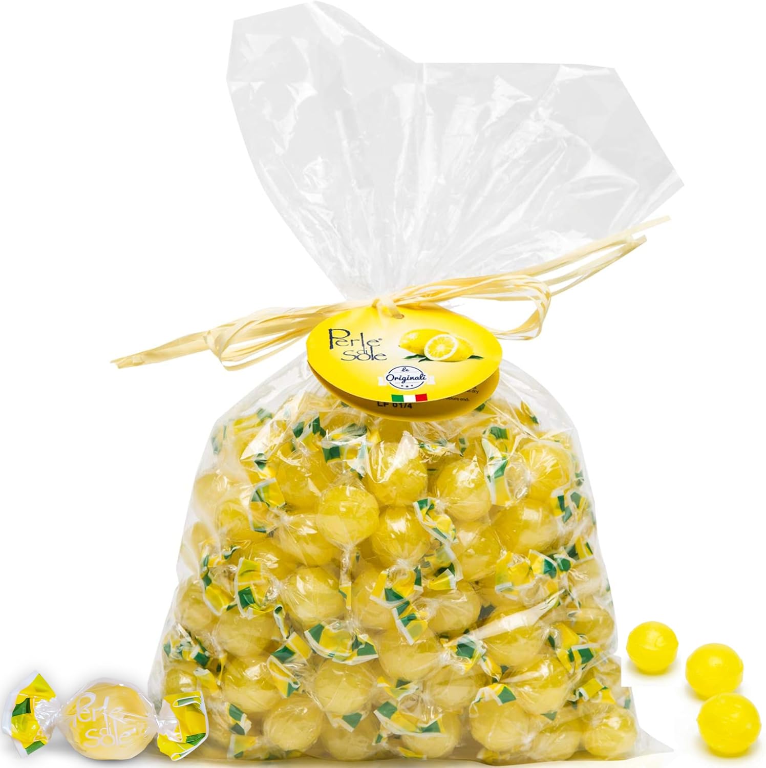 Lemon Flavored Hard Candies 1000 Gr. - Perle di Sole