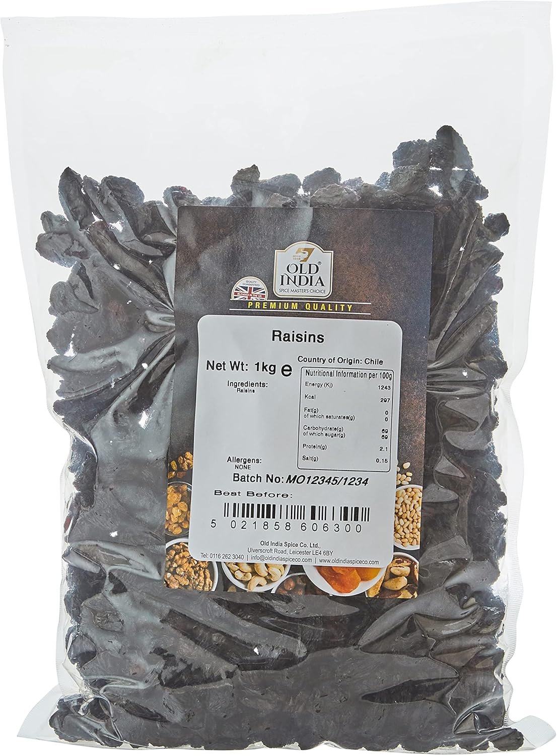 Old India Raisins 1kg