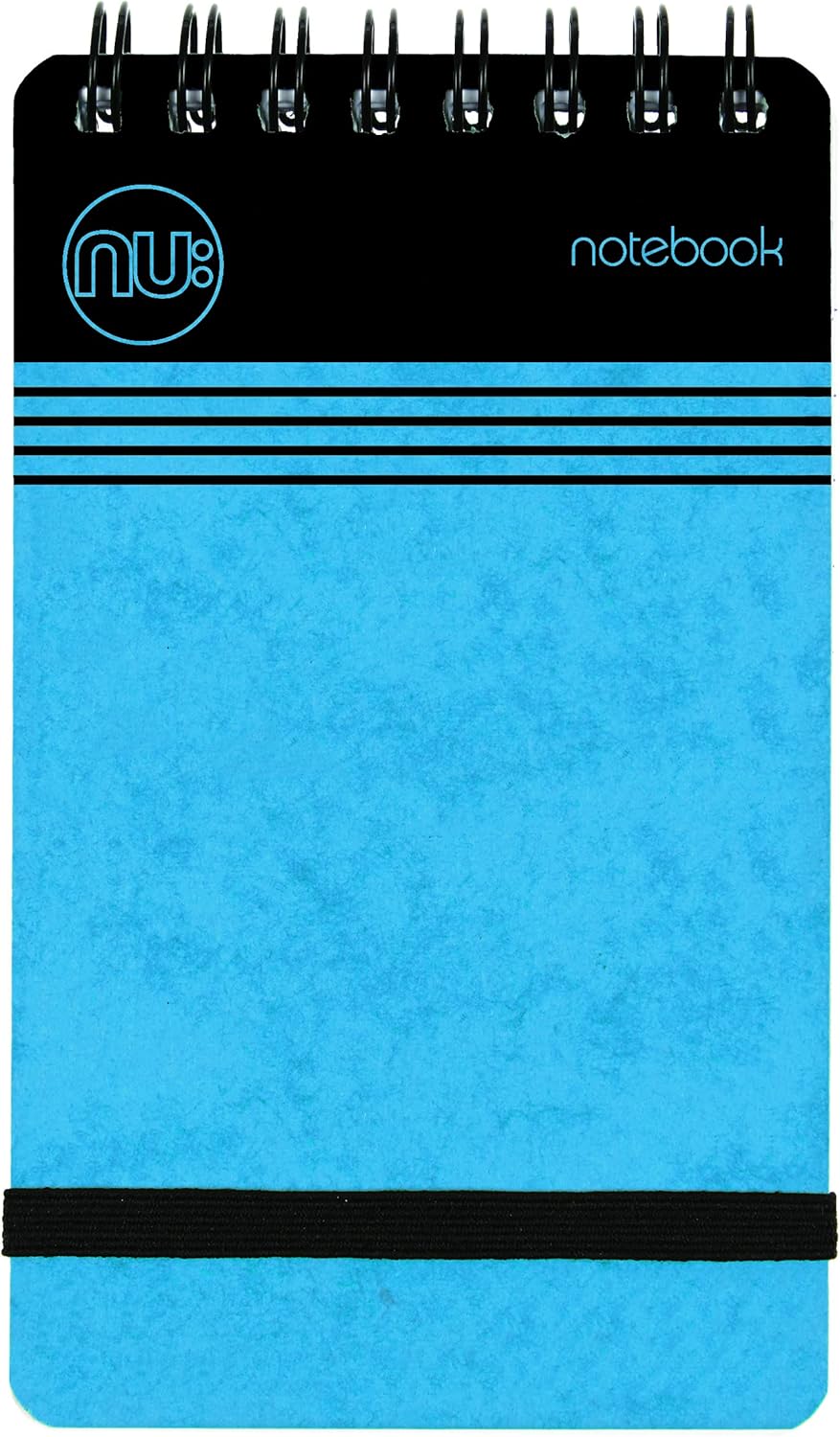 NU: Notebooks - Craze Cloud Range - A7 Blue Notebook - Wirebound Notebook - Stationery Notebooks - Ruled Notepad - 110 Pages