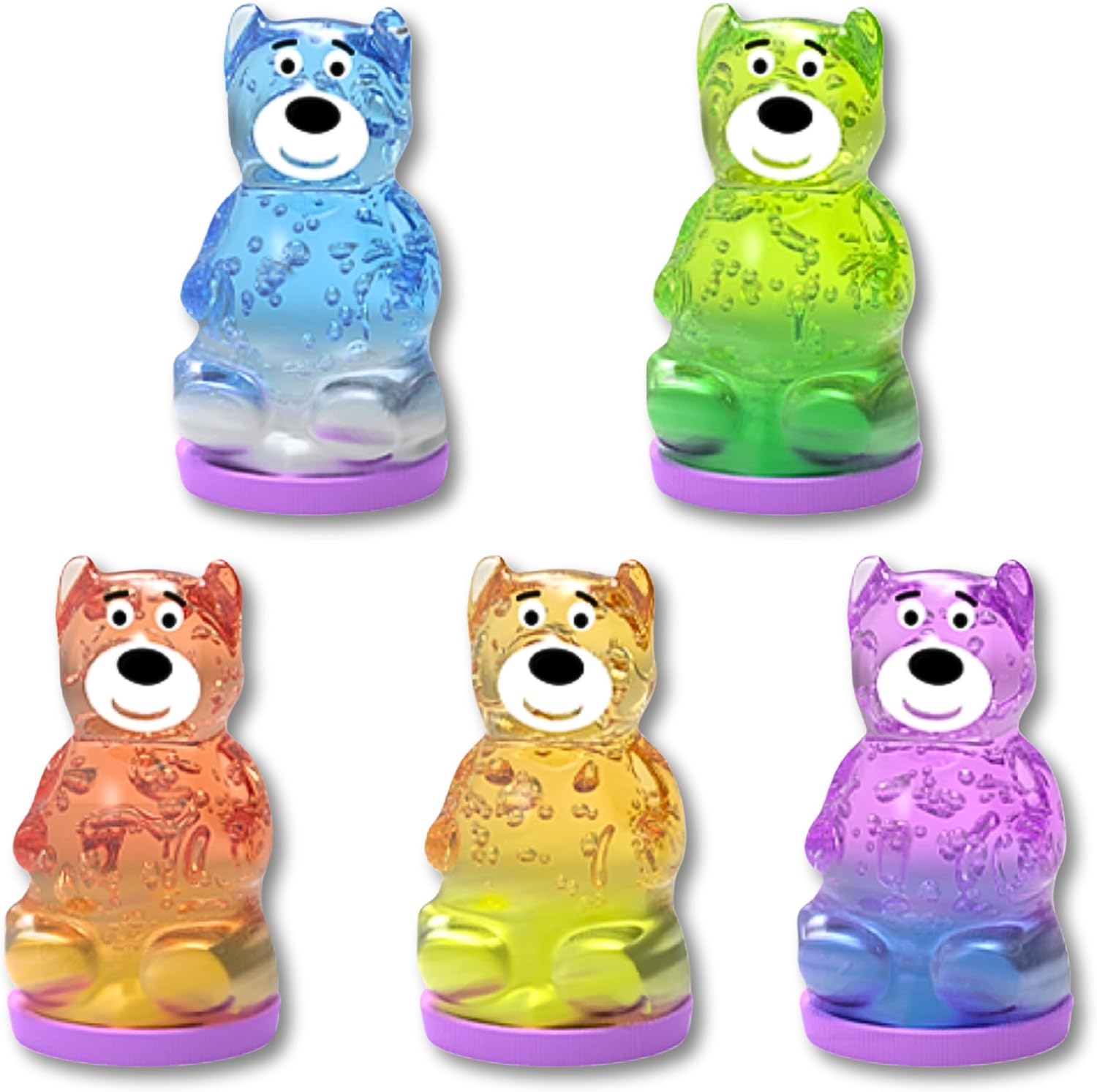 Bear Slime 105ml, Fidget Toys Stretchy Anti-Stress Toy - Squishy Kids Slimes for Party Bags Fillers - Fun and Relaxing Playtime Activity