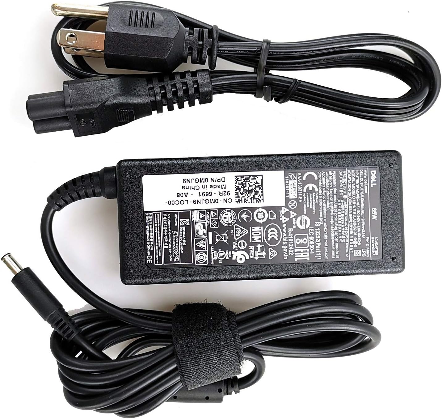 New Dell Original Laptop Charger 65W watt 4.5mm tip AC Power Adapter(Power Supply) with Power Cord for Inspiron 13 14 15,3000 5000 7000 Series,5558 5755 3147 7348-2in1 5555 5559,0G6j41 0MGJN
