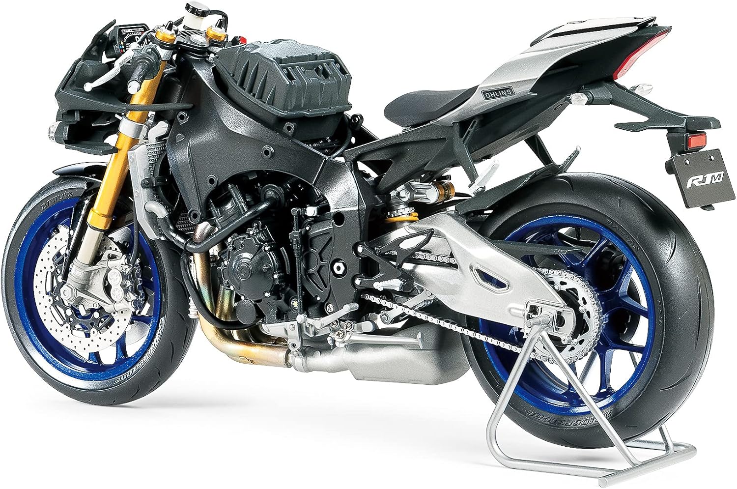 Tamiya TAM14133 300014133 Yamaha 14133 YZF-R1M Building 1:12 Scale High Fit Plastic Kit Model Motorcycle Assembly Unpainted, Unvarnished