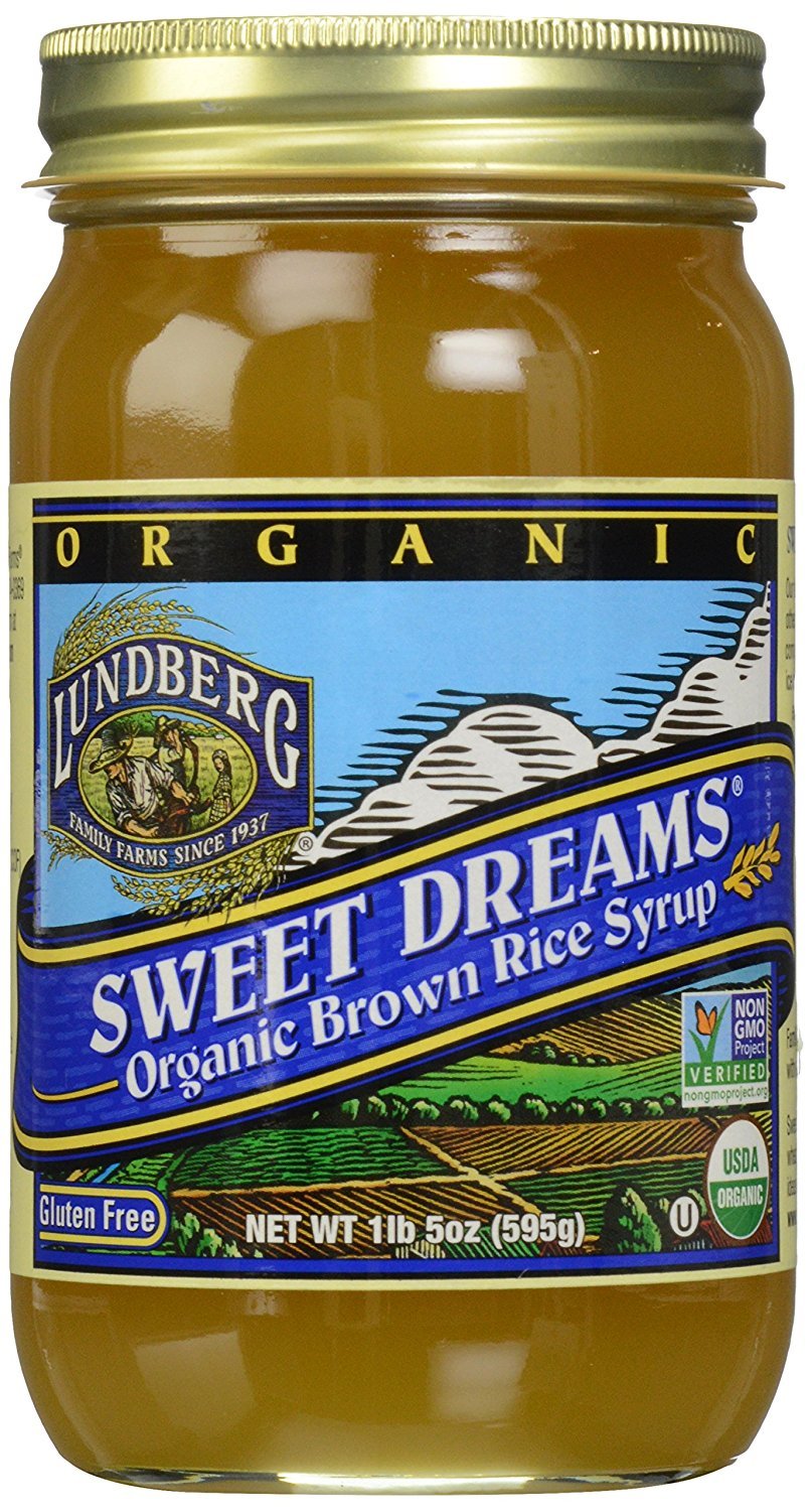 Lundberg Family Farms - Organic Sweet Dreams Brown Rice Syrup, Substitute Sweetener, Replaces Sugar, Honey, Corn Syrup, Non-GMO, Gluten-Free, USDA Certified Organic, Vegan, Kosher (21 oz)