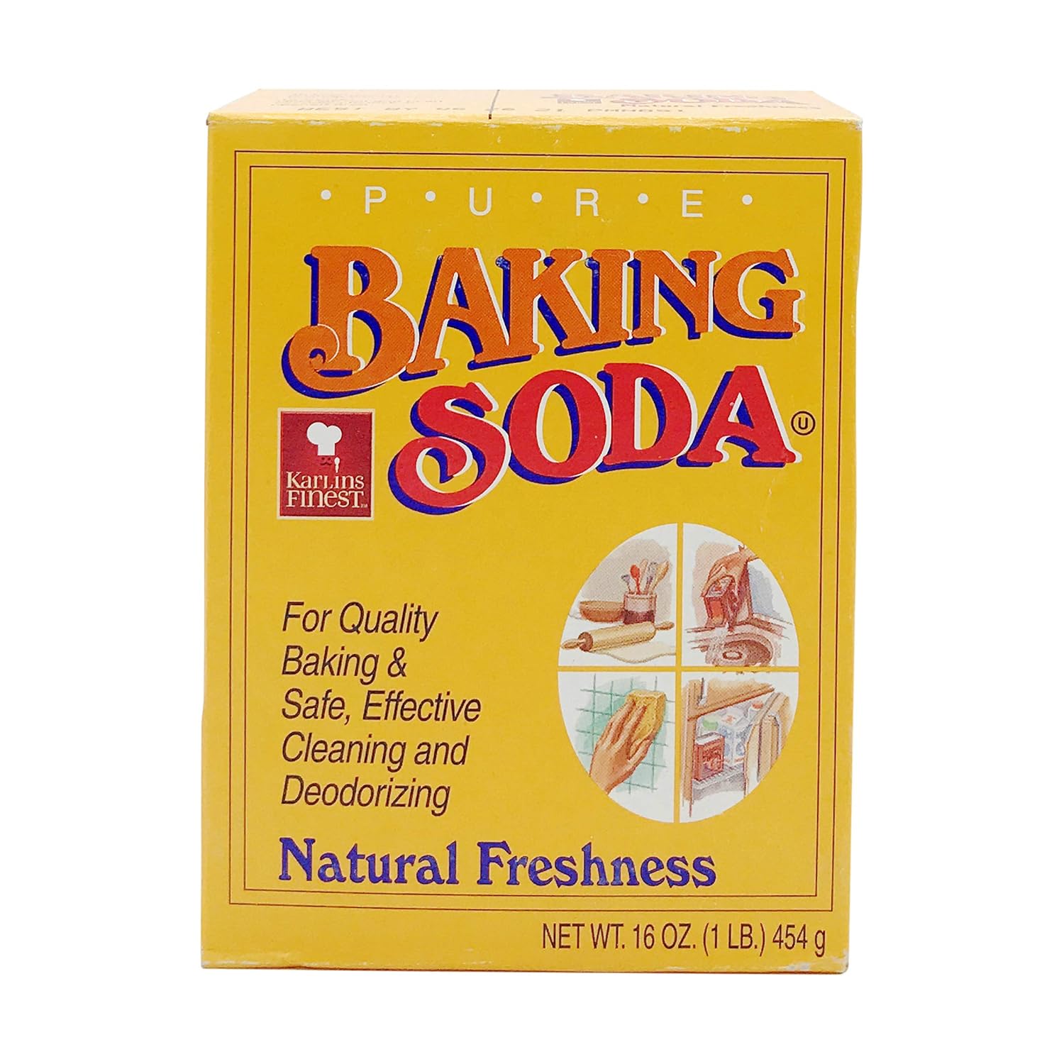 Karlin Pure Baking Soda, 16 oz