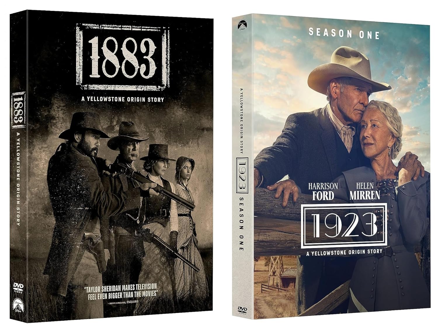 Yellowstone 1883 and 1923 Season 1 DVD Set