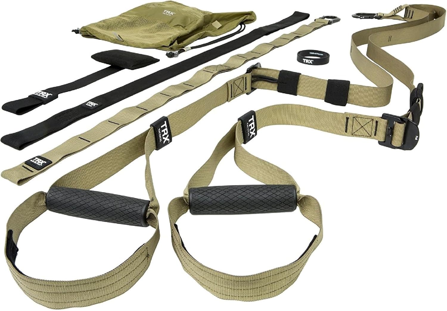 TRX Tactical Gym Suspension Trainer, Home Gym Kit, Fitness Training Designed for Military Veterans, Home Gym System with Exercise Straps