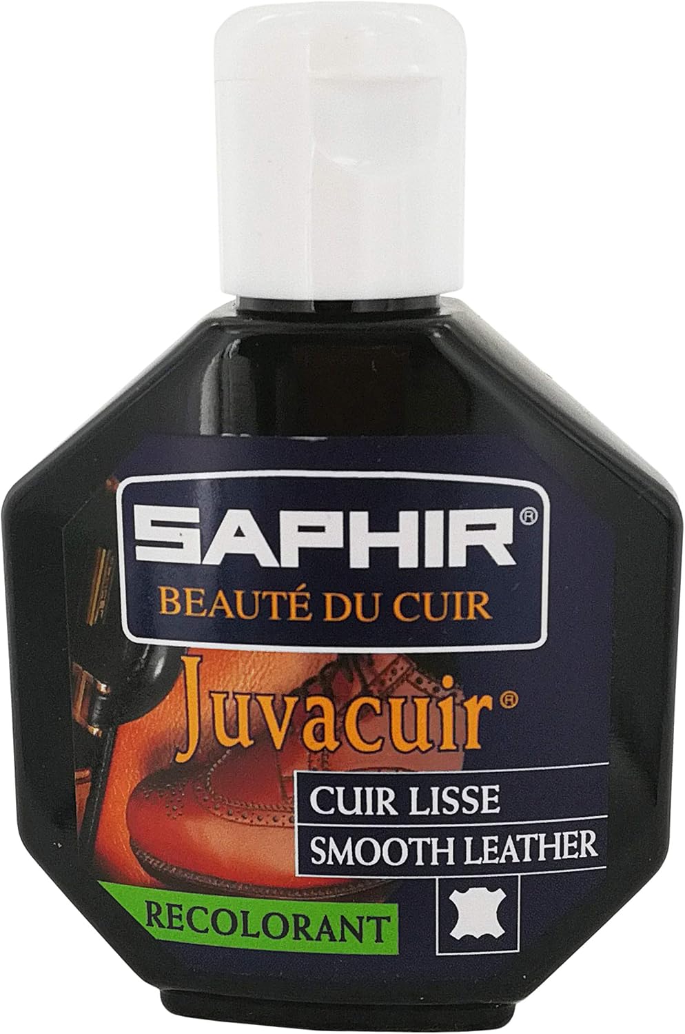 Saphir Juvacuir Dye for Recolouring Leather black NOIR 01