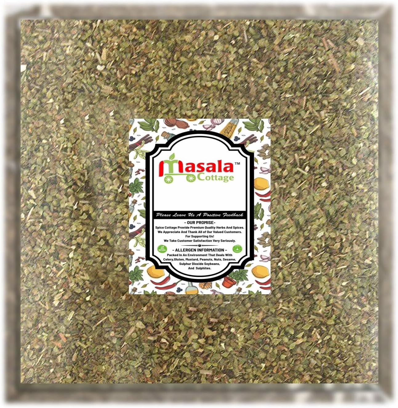 Dried Oregano Herbs | Leaves | Seasoning (Greek) Premium Quality by Masala Cottage®25g-1.9kg (25, Grams)