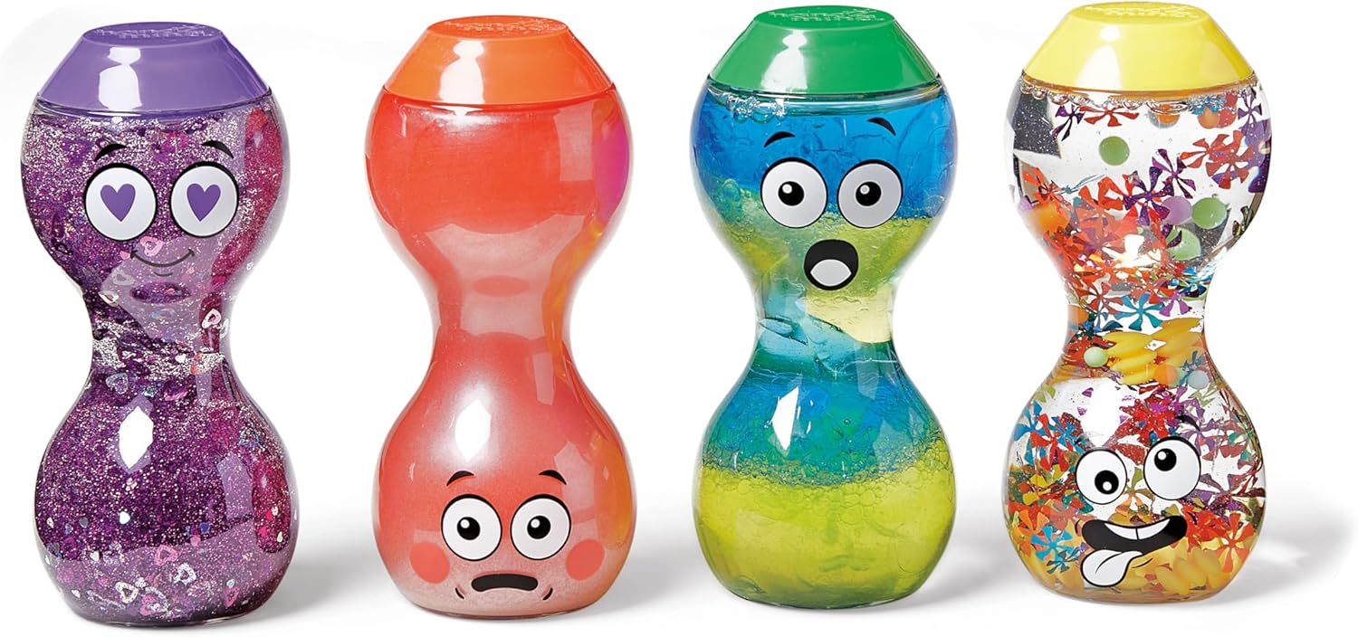 hand2mind Express Your Feelings Sensory Bottles- Secondary Emotions 2, Toddler Sensory Toys, Quiet Fidget Toys, Play Therapy Toys, Calm Down Corner Supplies, Calming Corner, Social Emotional Learning