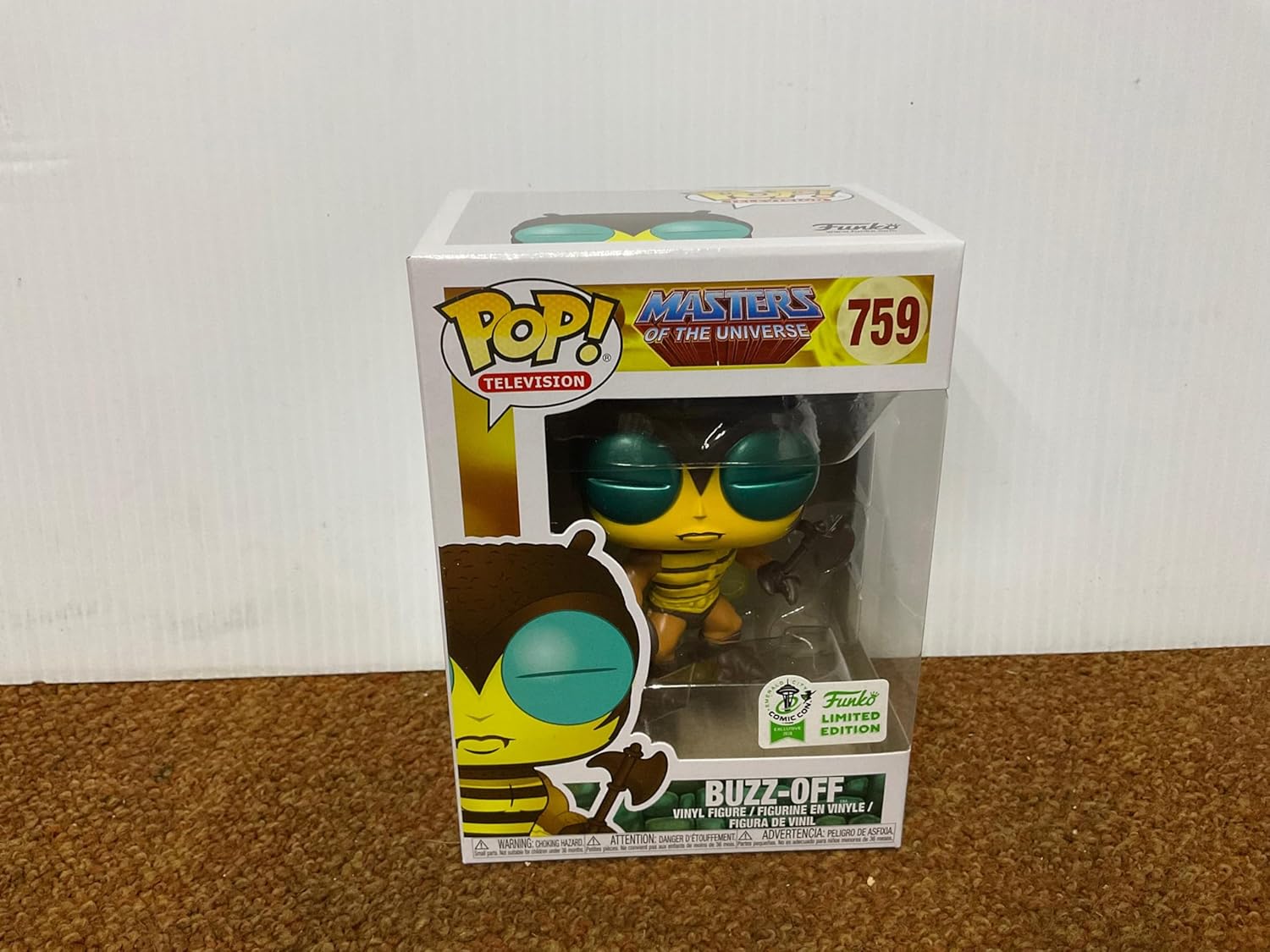 POP! Funko Masters Of The Universe Buzz Off Funko ECCC (Shared Sticker)